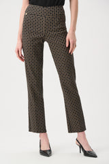 Joseph Ribkoff Jacquard Straight Pull On Pant