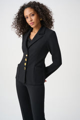 Joseph Ribkoff Scuba Crepe Fitted Blazer
