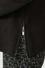 Joseph Ribkoff Jacquard And Scuba Jersey Boxy Top