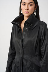 Joseph Ribkoff Taffeta Belted Balloon Coat