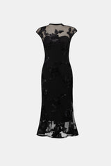 Joseph Ribkoff Embellished Trumpet Dress
