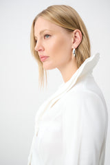 Joseph Ribkoff Double Lapel Collar Blouse