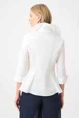Joseph Ribkoff Double Lapel Collar Blouse