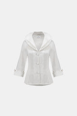 Joseph Ribkoff Double Lapel Collar Blouse