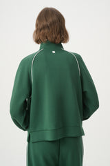 Joseph Ribkoff Piped Funnel Neck Track Jacket