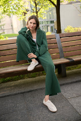 Joseph Ribloff Piped Wide-Leg Track Pant
