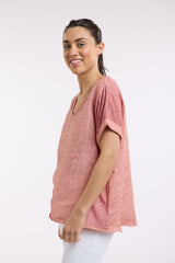 Love From Italy Short Sleeve Calypso Top