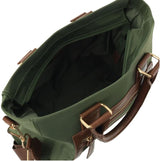 Pierre Cardin Two-Tone Nylon Tote Bag