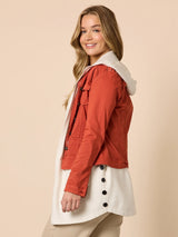 Threadz Military Denim Jacket