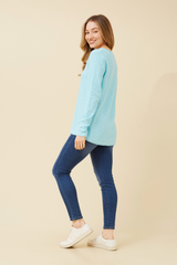 Caroline Morgan Pocket Knit Pullover