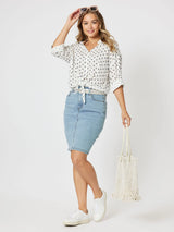 Threadz Emily Denim Skirt