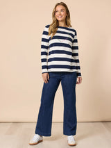 Threadz From The Heart Stripe Tee