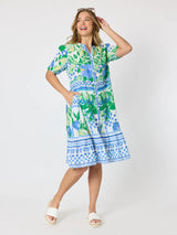 Threadz Limoncello Print Dress
