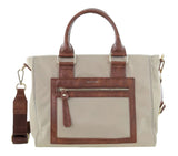 Pierre Cardin Two-Tone Nylon Tote Bag