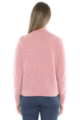 Jump Fleck Side Button Pullover