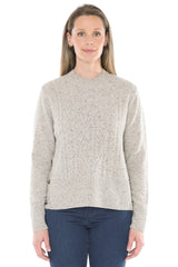 Jump Fleck Side Button Pullover