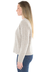 Jump Fleck Side Button Pullover