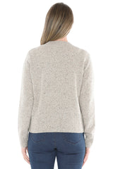 Jump Fleck Side Button Pullover