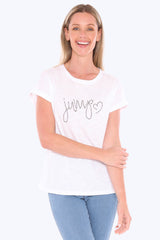 Jump Beaded Tee