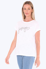 Jump Beaded Tee
