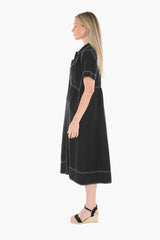 Jump Contrast Stitch Dress