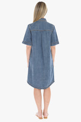 Jump Soft Denim S/Sleeve Dress