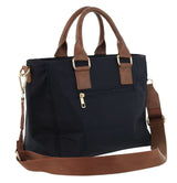 Pierre Cardin Two-Tone Nylon Tote Bag