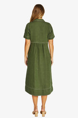 Jump Seam Detail Shirt Dress
