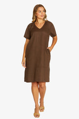 Jump Flutter Sleeve Dress