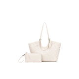 Solana 2pc Woven Tote Handbag