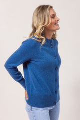 See Saw 100% Merino Wool Mock Neck Cardigan