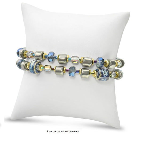 Jantan Glass & Ceramic Bracelet