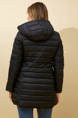 Caroline Morgan Reversible Hooded Puffer Coat