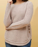 Caroline Morgan Button Detail Jumper