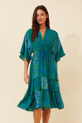 Caroline Morgan BoHo Midi Dress