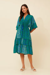 Caroline Morgan BoHo Midi Dress