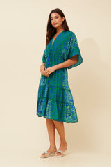 Caroline Morgan BoHo Midi Dress