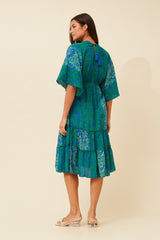 Caroline Morgan BoHo Midi Dress