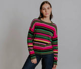 Fields Multi Stripe Merino Blend Pullover