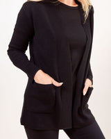 See Saw Wool Blend Edge to Edge Cardigan