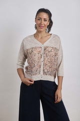 JJ Sisters Silk Linen Cardigan