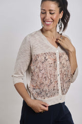 JJ Sisters Silk Linen Cardigan
