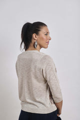 JJ Sisters Silk Linen Cardigan
