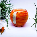 Globe Orange Swirl - Sandalwood + Orange Peel