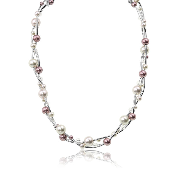Jantan Glass Pearl Necklace