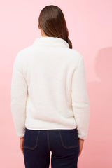 Caroline Morgan Zip Fluffy Jacket