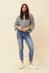 Bottega Paisley Printed Hoodie