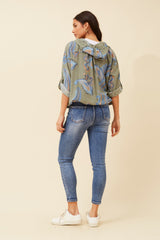 Bottega Paisley Printed Hoodie