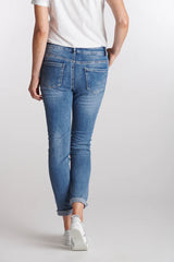 Italian Star Button Fly Jean