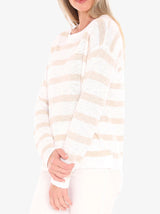 Jump Stripe Slub Pullover